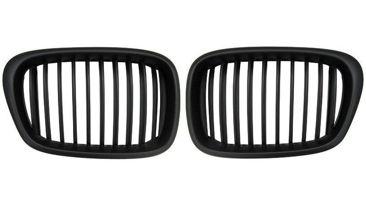 Grilles+Noir+Mattes+sur+mesure+pour+BMW+S%C3%A9rie+5+E39+1995-2001